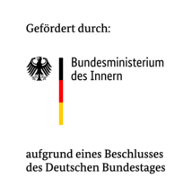 Logo Gefördert durch Bundesministerium des Innern